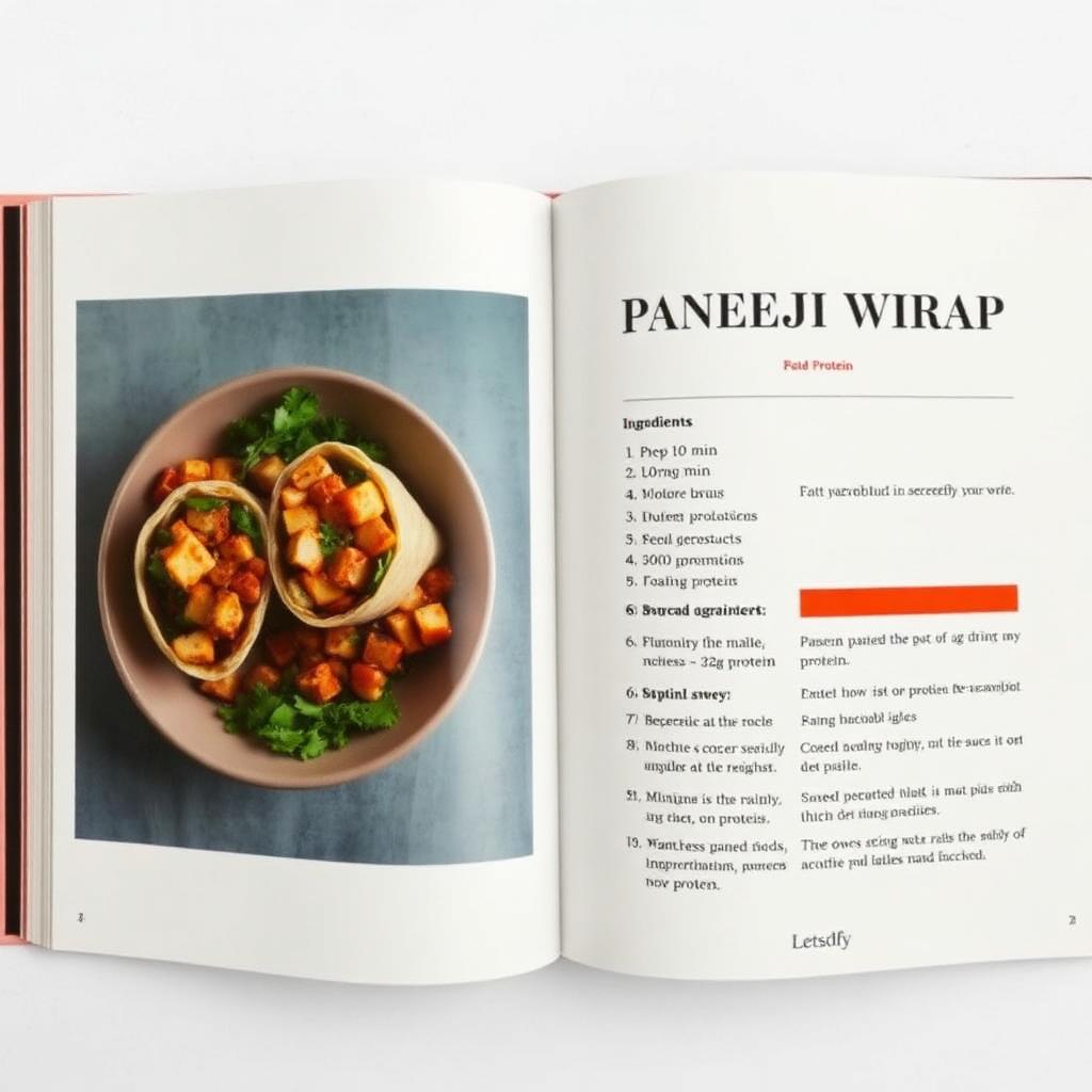 Paneer Bhurji Wrap